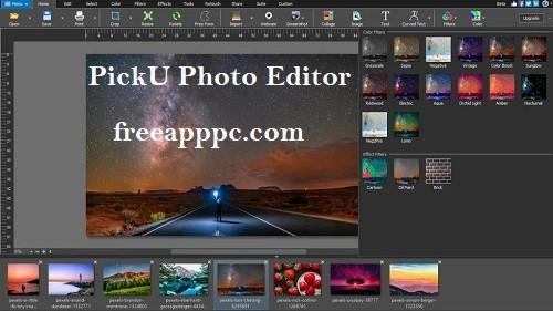 PickU Photo Editor Download Free for PC