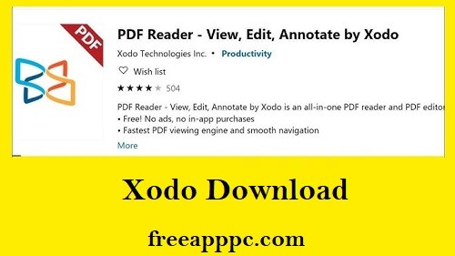 Download Free Xodo PDF Reader & Editor for Windows/8.1/10/11