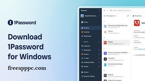 Download Free 1Password for Windows/8.1/10/11
