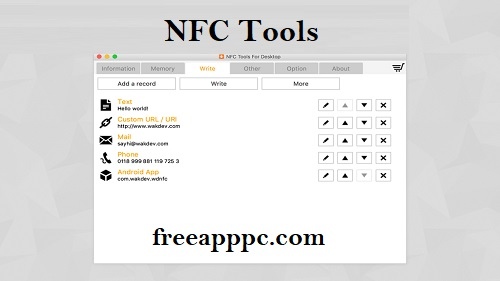 NFC Tools Download Free Pro Edition for PC