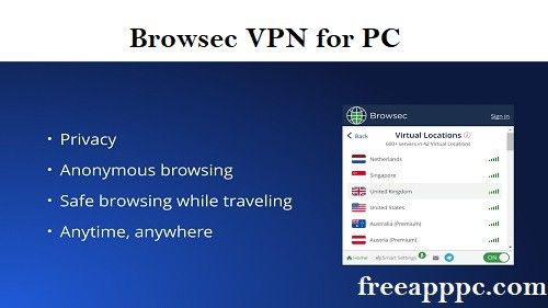 Download Free Fast Secure VPN Proxy Browsec VPN for PC
