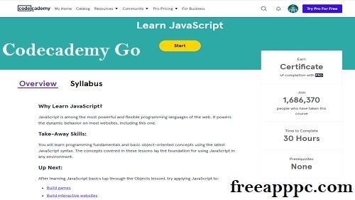 Download Free Codecademy Go for PC