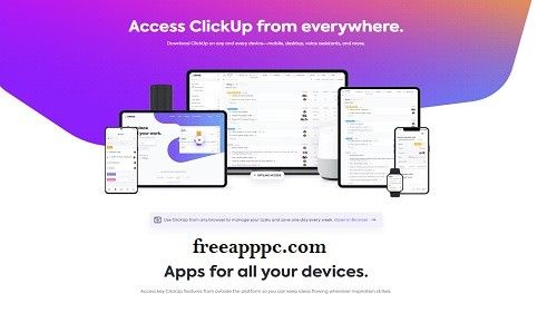 Download Free ClickUp for Windows/8.1/10/11/Mac