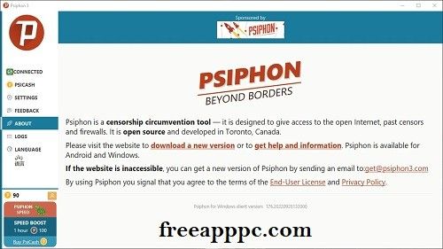 Download Free Psiphon for Windows/8/10/11/Mac