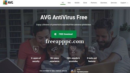 Download Free AVG AntiVirus for Windows/8.1/10/11/Mac
