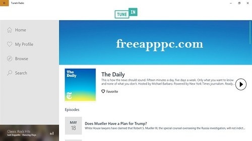 Download TuneIn Radio for PC