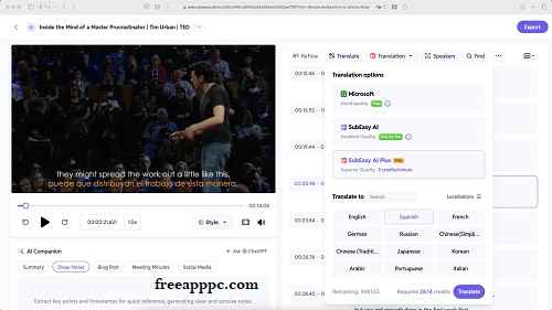 SubEasy: AI Audio Transcription & Video Subtitles v1.0.0